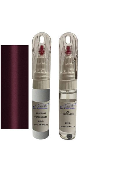 YLKRS AUTOMOTIVE Kit retus vopsea touch up Ford Escrt 9018 (Fleurie Red)