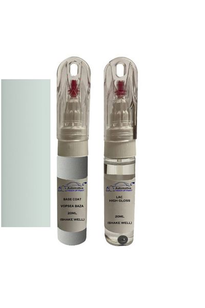 YLKRS AUTOMOTIVE Kit retus vopsea touch up Skoda Roomster F9F (Bila Laser)