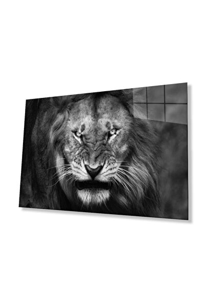 idealizbiz Τραπέζι Lion Glass 4mm Ανθεκτικό σκληρυμένο γυαλί