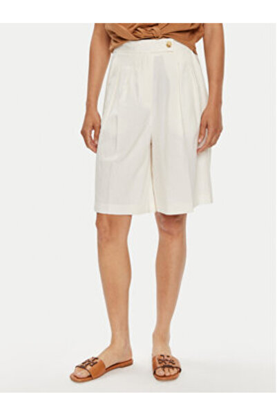 Vicolo Pantaloni scurți Bermuda pentru femei TB1568 Ecru