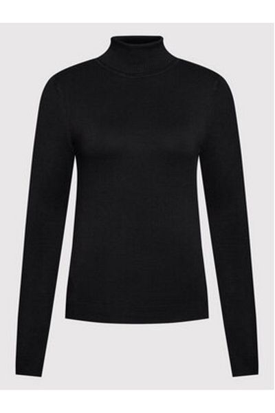 Vero Moda vero moda Pulover cu guler înalt pentru femei 10231630 Negru