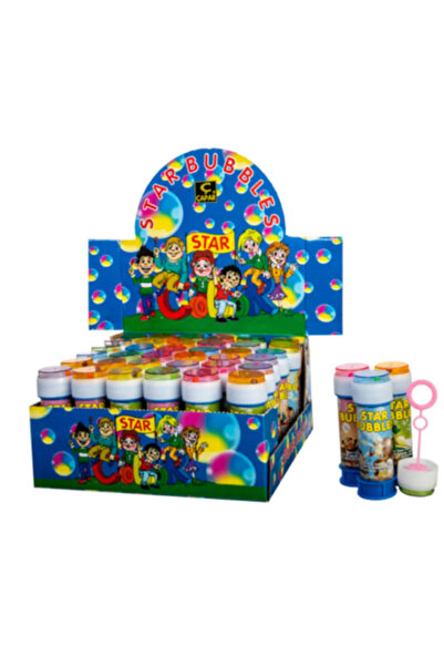 Janissary 36 Adet Üflemeli Köpük Baloncuk Sevimli Hayvanlar Oyuncak Köpük Balon Bubbles 36 Adet