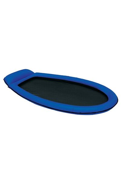 OEM Saltea gonflabilă tip șezlong pentru plajă, mare sau piscină, confortabilă, cu 2 perne cu aer, 176 x 93 cm, neagră