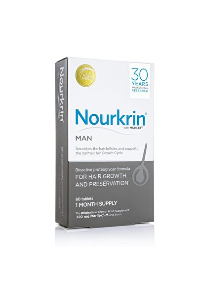 Nourkrin MAN 60 قرصًا (إمدادات لمدة شهر واحد)