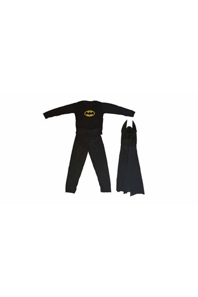Depox Classic Batman costume set, black and LED mask, 7-9 years, 120-130 cm
