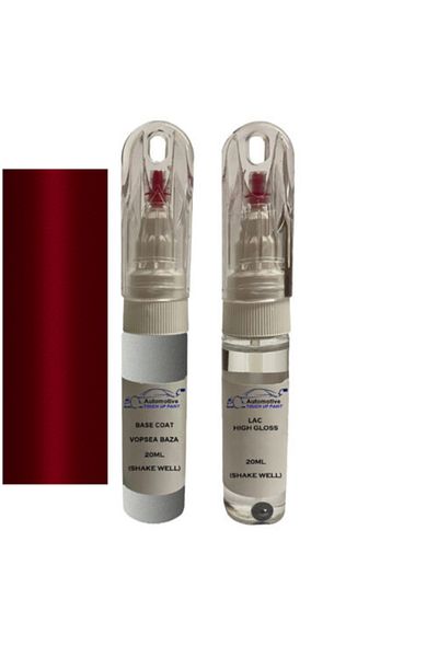 YLKRS AUTOMOTIVE Touch up paint retouch kit Ford B-Max 12:RR (Ruby Red)