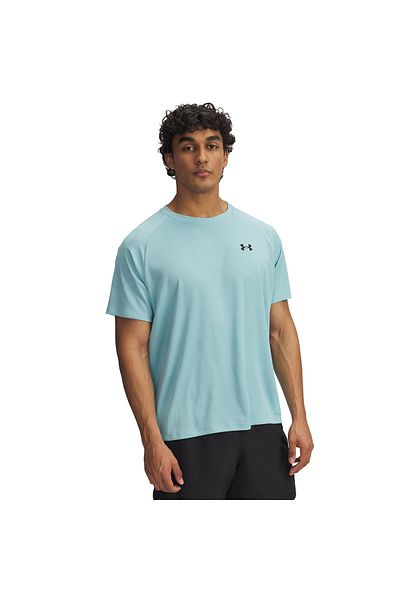 Under Armour Ανδρικό μπλουζάκι με μπλε στρογγυλή λαιμόκοψη Tech Textured