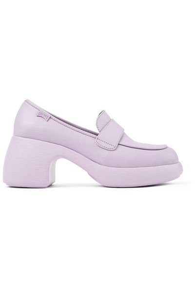 CAMPER Women's Genuine Leather Strap Classic Thick Heel Shoes For Daily Comfort - Thelma