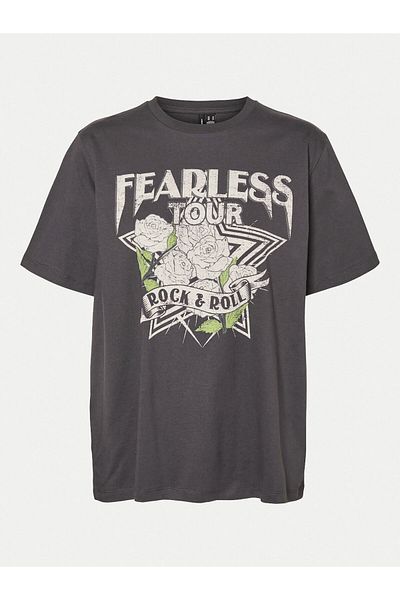 Vero Moda Women's T-Shirt 10315697 Gray