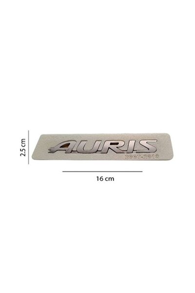 RENSA Back Trunk Writing "Auris" Toyota Auris 07-18
