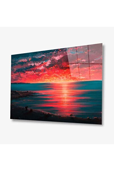 idealizbiz Pictură din sticlă peisaj 4 mm Sticlă temperată durabilă