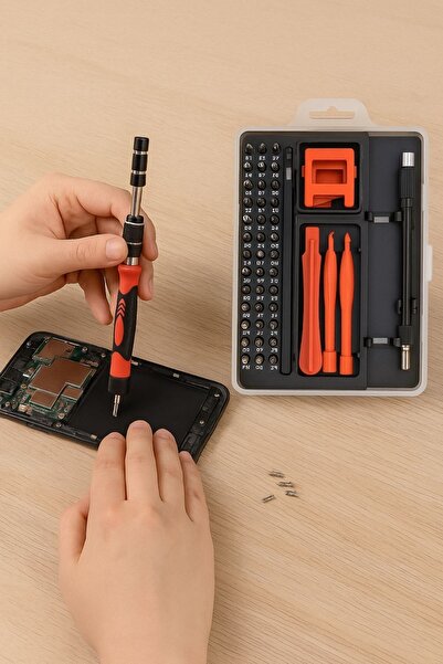 Buffer ® Çok Fonksiyonlu Manyetik Uçlu 52'si 1 Arada 42 Uçlu Saatçi Tornavida...