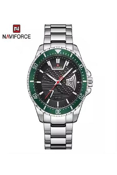 Naviforce Waterproof Dual Display Male Clock Watches Men Original Sport Wrist Watch Quartz Steel