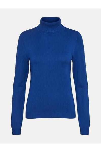 Vero Moda Pulover cu guler înalt pentru femei 10231630 albastru