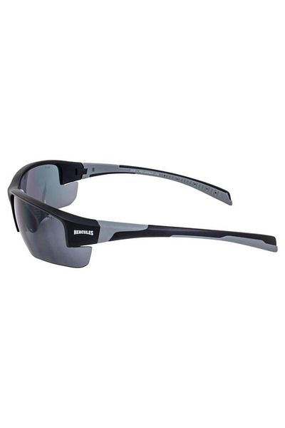 Generic erorex Hercules 7 Shatterproof Motorcycle Safety Sunglasses Black and Smoke HERC 7 SM