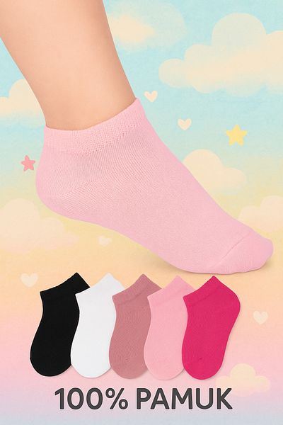 SADIK ÇORAPLARI Short Booties Children's Socks Gray