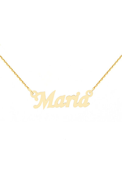 MOHI Fine Jewellery Lant cu nume Maria din aur galben de 14k