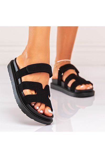 Lush Fashion Women's Slippers Made of Eco Suede Leather