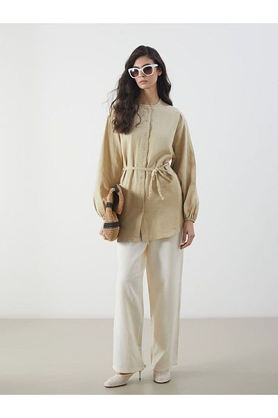 LC Waikiki Lcw Modest Crew Neck Women's Shirt Tunic