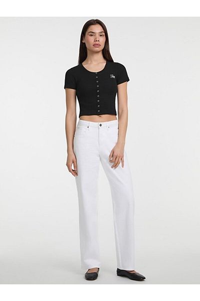 Guess Jeans Sl Cn Snap Women Top