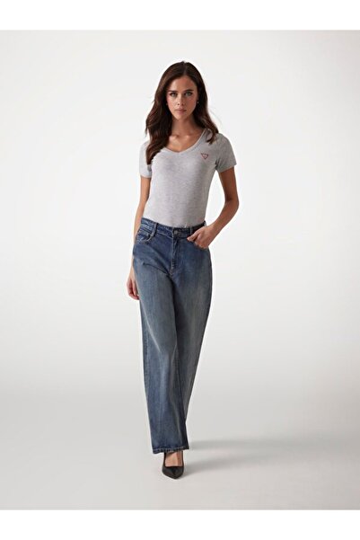 Guess Mini Triangle Women's Slim Fit T-Shirt