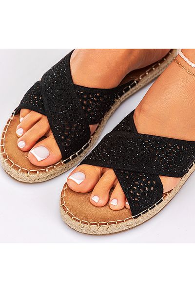 Lush Fashion Women's Slippers Made of Eco Suede Leather