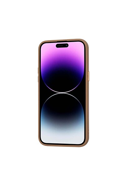 SKYDDAR INNOVATION Θήκη για iPhone 14 Pro Max, HaloFrost MagSafe, Αντικραδασμική, σετ αυτοκόλλητων, καφέ