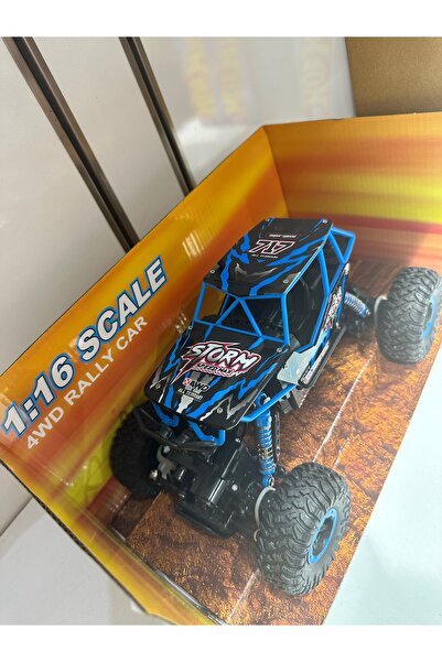 YVZ Uzaktan Kumandalı Araba 4x4 Rock Crawler Off Road Şarjlı Işıklı Jeep Özel Batarya