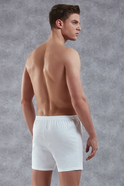 NazikEndam Ανδρικό μπόξερ με κουμπιά από βαμβάκι Dore anse 1505