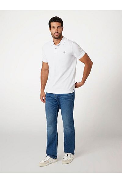 Guess Washed Men's Slim Fit Polo T-Shirt