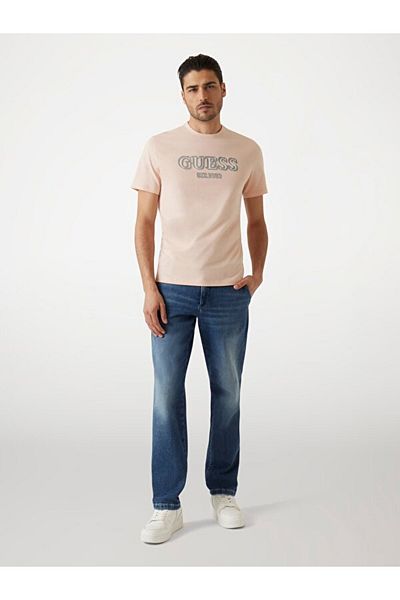 Guess Ss Cn Logo Men's Slim Fit T-Shirt