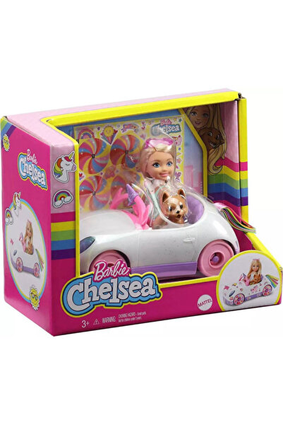 mattel Barbie Playset - Chelsea Doll and Unicorn Car