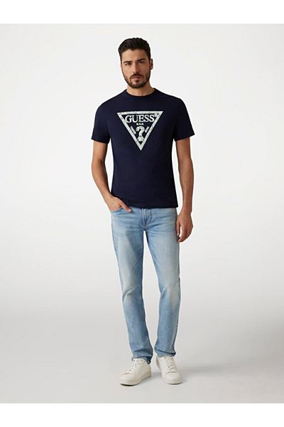 Guess Ss Cn Triangle Men's Slim Fit T-Shirt