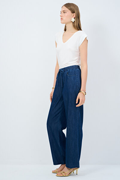 adL Bol Paça Denim Pantolon