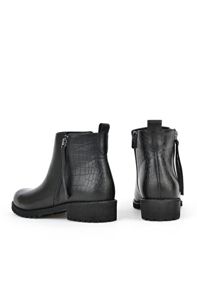 Ziya , Kadın Hakiki Deri BOT 15319Z6103 Siyah