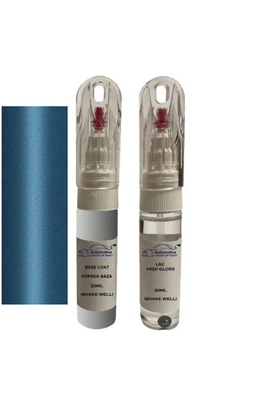YLKRS AUTOMOTIVE Touch up paint retouch kit Seat Ibiza A5R (Tossa Blue)