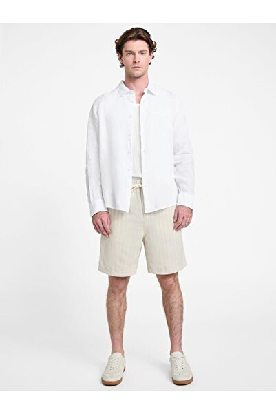 Guess Ls Napa Erkek Keten Gömlek