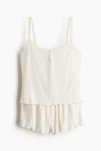 H&M Modal Karışımlı Pijama Takımı