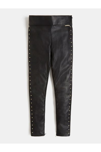 Guess Pu Leather Girls Leggings
