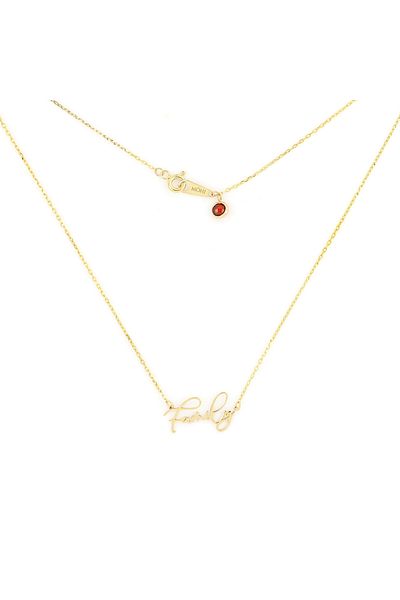 MOHI Fine Jewellery Lant din aur galben de 14k
