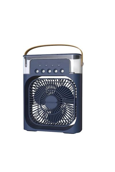 FOXMAG24 Portable fan 600ml, with water vapor, humidifier, purifier, blue