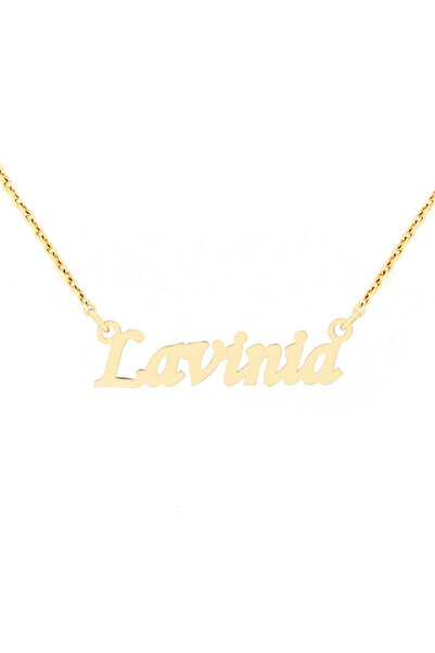 MOHI Fine Jewellery Lant cu nume Lavinia din aur galben de 14k