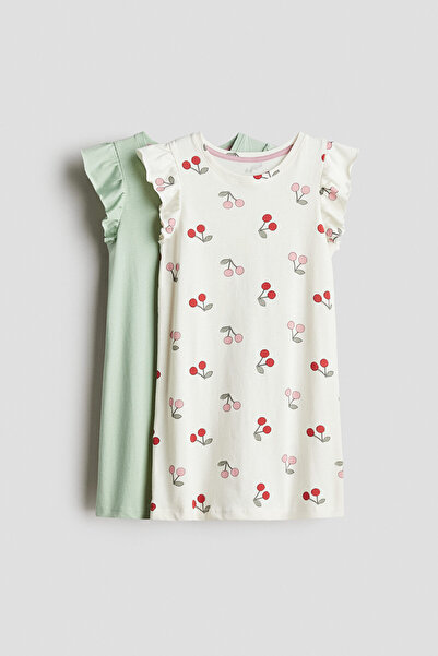 H&M 2’li Pamuklu Gecelik