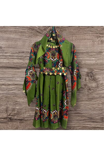 MODA Yöresel Hamavi Elbise (Şal Ve Kuşak Birlikte)
