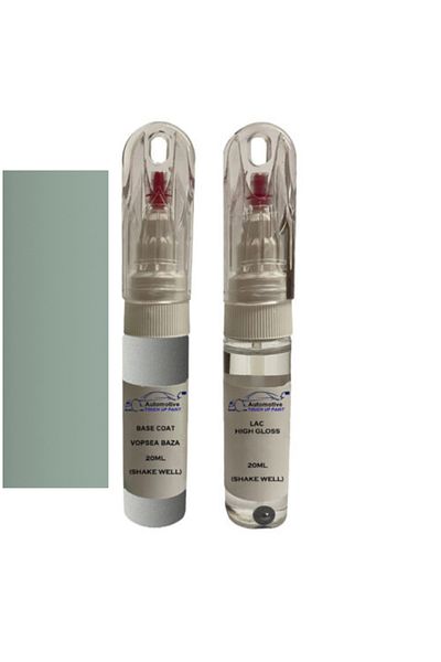 YLKRS AUTOMOTIVE Kit retus vopsea touch up Mercedes Benz Vario 6451 (Weisslichgruen)