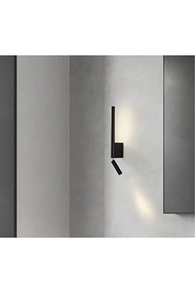 SerenityHaven ekim aydınlatma 6+3 Watt, Döner Direk, Oynar Başlıklı modern Yatakbaşı Armatür, Led Duvar Aplik,