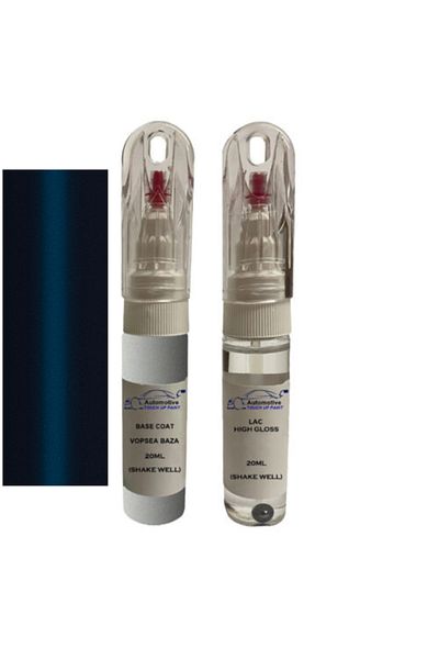 YLKRS AUTOMOTIVE Kit retus vopsea touch up Ssangyong Musso 9011 (Navy Blue)