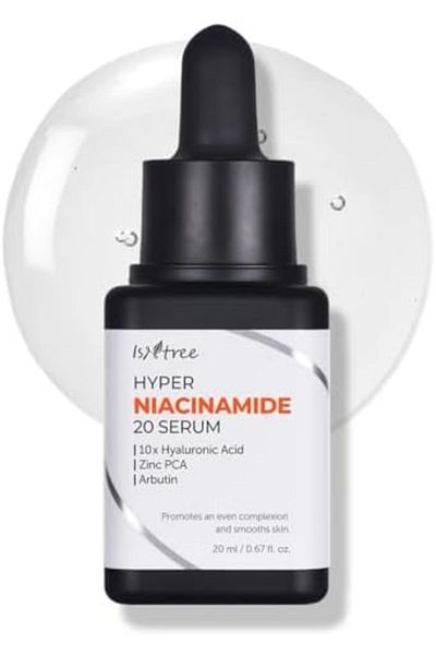 Isntree Hyper Niacinamide 20 Serum 20ml | 10x Hyaluronic Acid | Helps Minimize Enlarged Pores | Even