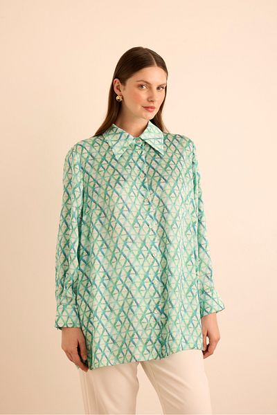 Aker Geometric Patterned Tunic
