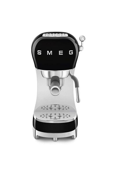 SMEG Espressor manual Smeg ECF02BLEU, 1350 W, 15 bar, 1.1 L, 3 setari temperatura (Negru)